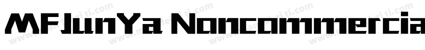 MFJunYa Noncommercial Regula字体转换